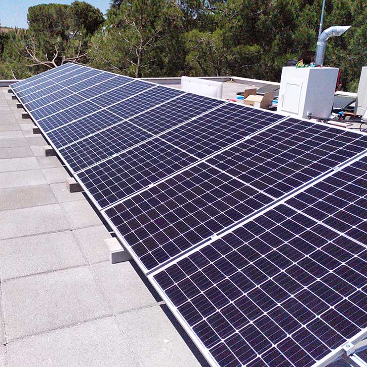 Instalación de placas solares en Boadillla