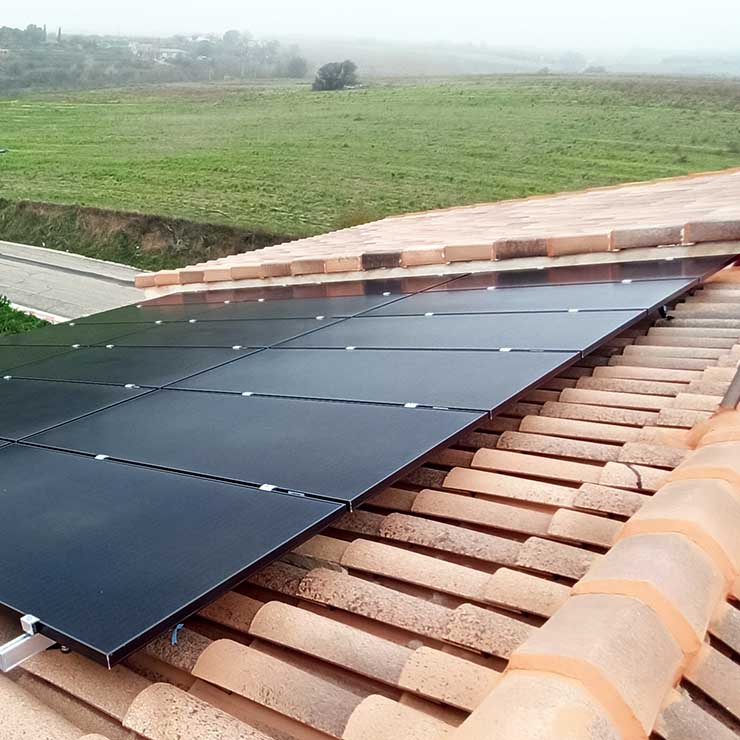 tejado placas fotovoltaicas